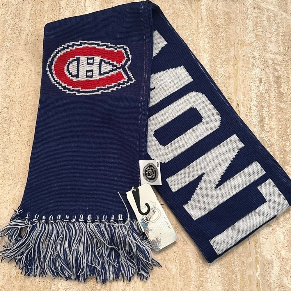NWT 🆕 Habs Canadiens scarf / NHL Official Hockey